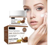 Zhiyi Suero de mucina de caracol, Crema facial humectante de mucina de caracol para mujeres, Crema facial todo en uno Advanced Snail 92, Crema faci...