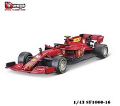 Exquisito 2020 F1 SF1000 #16 Bburago 1:43 Charles Leclerc Aleación Coche de Lujo Modelo de Coche de Fundición a Presión Colección de Jugueteft SF10...