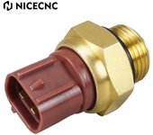 Redkid Interruptor térmico del ventilador del radiador de la motocicleta para Kawasaki NINJA 250R Z1000 Z750S ZZR1200 ZX-6R 6RR ZX-12R KLR650 KLX25...
