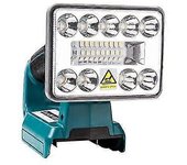 Lámpara de linterna LED para batería de iones de litio Makita 18v con foco de emergencia usb-FPJ23 B-3 Inch