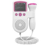 Detector de frecuencia cardíaca fetal del bebé Pantalla LCD Sin radiación Escuche los latidos del corazón de su bebé pantalla a color