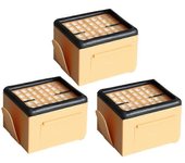 Elementos de filtros HEPA de 3 piezas para reemplazo de piezas de aspiradora Kobold VK135 VK136 Naranja