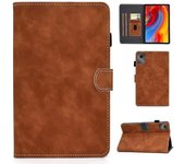 Funda de cuero para tableta para Lenovo Tab M11 / Xiaoxin Pad 11 2024 Marrón