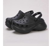 Zapatos de plataforma de Eva gruesa con zueco Bae clásico para mujer con suela gruesa sin cordones en Sandals_L03 Negro 38 to 39
