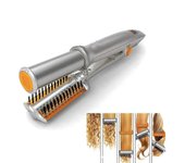 Plancha alisadora de cabello 2 en 1 Plancha profesional Plancha multiherramienta con cepillo|rizadores - XC