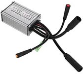 Controlador de bicicleta eléctrica 36V / 48V 9 tubos 15A controlador de conector impermeable para motor sin escobillas de 36V / 48V 250W Plata