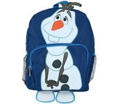 Mochila Olaf Frozen de 12 pulgadas de Disney Kids con cabello y pies en 3D Azul one size