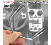 2x Para Chevrolet Vectra Opel Corsa Vauxhall Vectra Holden Astra CD Stereo Radio Extracción Extractor Herramienta de instalación del pasador de lib...