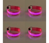 4 Pcs Led Lighting Horse Leg Safety Belt Horse Leg Straps Night Riding Equipment Outdoor Sports Equestrian Supplies