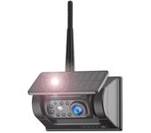 Cámara de respaldo inalámbrica solar, cámara de visión trasera / delantera de respaldo inalámbrico 1080P 5G WIFI Cámara magnética a prueba de agua ...