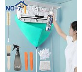 Kit de limpieza de aire acondicionado Cubierta a prueba de fugas Conjunto completo de limpiador de aire acondicionado con herramientas limpias sin ...