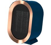 Calentador de ventilador enchufable cerámico Calentador de ventilador portátil compacto de 1200 W con 2 configuraciones de calor y protección contr...