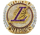 Anillo de Campeonato de los Lakers 2022 2022 Versión Oficial Réplica del Anillo lebron La Champions Ring con caja de campeones para la colección Re...