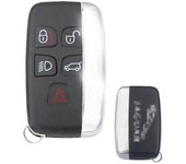 YINBO - Repuesto original para Land Rover Range LR2 LR4 Fit Jaguar F-Pace F-Type XE XF XJ Remote Key Shell Case Fob 5 Botones Jaguar model 1
