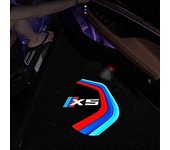 Lighting 2X puerta de coche LED Lámpara de proyector de logotipo láser 3D luz de bienvenida Accesorios fantasma para X5 E70 2007-2021 X1 X2 X3 X4 X...