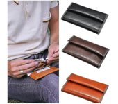 Bolsa de tabaco de cuero hecha a mano DeepBrown