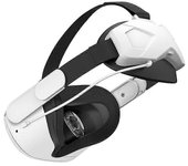 SQCLV Oculus Meta/Quest 2 Correa para la cabeza con paquete de baterías, correa de élite ajustable Carga rápida de 5000 mAh Extensión de 3 horas en...