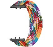 Para Samsung Galaxy Fit3 Correa de reloj trenzada de nailon de 12 mm Multicolor Style B