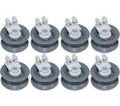 Lavavajillas Upper Basket Rack Wheel para Bosch Neff Siemens X 8