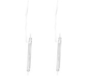 2 piezas nuevas para Godox V850 V860 TT685 V1 Flash Tube Lámpara de xenón Flashtube Pieza de reparación Blanco