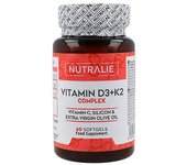 Nutralie Vitamin d3+k2 complex 60 softgels
