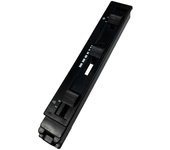 Interruptor de botón pulsador de campana extractora Teclas de alimentación de campana extractora Interruptor de placa para Ethernet Negro 27x184MM