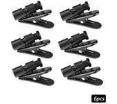 Cable giratorio Cable Clip 360 grados Headset Clamp Collar Shirt Holder para auriculares Cable de alambre Collar Clip Accesorios para auriculares C...