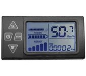 Unbrand 24v / 36v / 48v S861 Lcd Ebike Display Dashboard para el panel de control del controlador Bldc de la bicicleta eléctrica (6 pines) - JNNJV