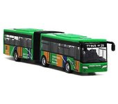 Juguete para niños, nuevo producto, tirón hacia atrás, autobús de enlace, modelo de coche de fundición a presión Verde