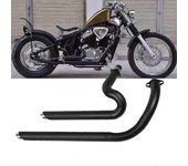 Tubo de escape completo, silenciador para yamaha virago/v star xv 250 xv 125-good cromo