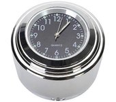 Impermeable Universal Glow Motocicleta Motor Manillar Montaje Reloj Dial Reloj Negro