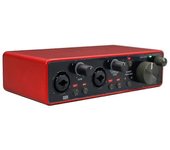 2i2 (3.ª generación) Interfaz de audio profesional Tarjeta de sonido USB externa Amplificador de auriculares de audio Preamplificador de micrófono ...