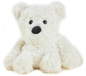 Warmies Crema para Microondas Curly Bear - 33 cm Blanco