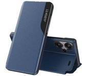 Para Oppo Find X5 Pro View Window Stand Feature Business Phone Case Pu Leather Magnetic Absorption Flip Cover - Negro
