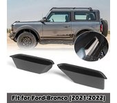 Kit organizador de caja de almacenamiento con inserto de manija lateral de puerta delantera de automóvil con rima apto para Ford Bronco 2022 2022 2...