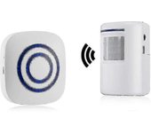 Alarma de paso, timbre de tienda, sistema de alarma inalámbrico con detector de movimiento-XinHan