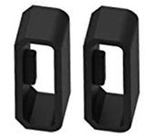 2 piezas de anillos de retención de correa de reloj Silicona de repuesto suave 22 mm / 26 mm Sujetador de aro Soporte de bucle de aro Compatible Ga...