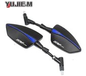 Para SUZUKI SV 650 SV650X SV650/S SV 650X Todos los años Motocicleta Universal Espejos retrovisores laterales ajustables Retrovisor universal Blue