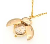 Mariquita Relojes Escarabajo Reloj mujeres hombres niños estudiantes reloj de bolsillo reloj de cuarzo llaveros reloj de bolsillo de Oro