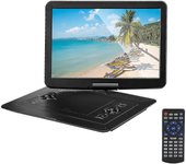 22 "reproductor de DVD portátil con 15,6 pulgadas de rotación de pantalla 1366x768 HD, batería de 3500mah, sonido estéreo, regiones libres, VCD / D...