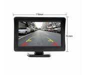 Kit de sistema de cámara de respaldo inalámbrico para automóvil / camión / camioneta / camioneta / camioneta / autocaravana 4.3 '' Monitor Sistema ...