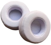 Almohadilla de cuero para la almohadilla de la esponja de la almohadilla del auricular para los Beats para el auricular Mixr Pieza de repuesto Blanco