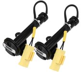 2PCS Nuevo sensor de bisagra de actuador de capó activo izquierdo y derecho 51237300581 51237300582 para - X1 F48 X2 F39 MINI 2013-2019 Negro
