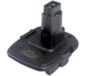 Adaptador de batería DM18D fácil de transportar Instalación sencilla Diseño de puerto USB Batería de 20 V a 18 V Adaptador de conector para batería...