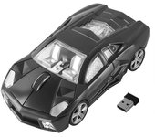 2.4G Ratón inalámbrico Diseño ergonómico de coches deportivos Gaming Mause 1600 DPI USB óptico Niños Regalo Ratones portátiles creativos para PC po...