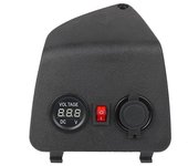 Redkid Scooter Teléfono Móvil Cargador Usb Dual Voltímetro Voltímetro Pantalla Encendedor de cigarrillos para Vespa Gts 125 250 300 Gts300 Accesori...