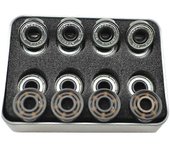 16Pcs BSB 608 ABEC-11 6 perlas Rodamientos de patineta de cerámica Rodamientos de patín de rodillo Rodamientos de patín de hielo L