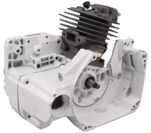 Piezas de repuesto del motor del motor de la motosierra del cárter del conjunto del cárter para el cilindro MS260