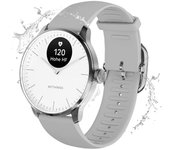 Withings Reloj Conectado Híbrido 42mm ECG Tracking 30 días de autonomía ScanWatch 2, Blanco