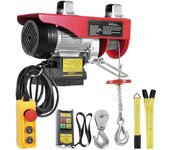 Succebuy Polipasto eléctrico, cabrestante eléctrico de 440 libras y 230 V con control remoto inalámbrico de 328 pies y con cable de 14 pies, altura...